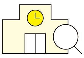 学校説明・来校・見学の流れ図
